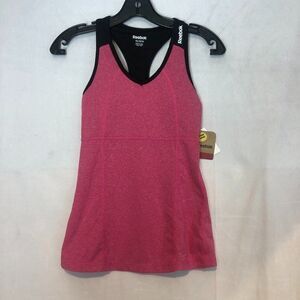 REEBOX Racerback Active Sport Tank Top Women’s Pink/Black Size XS. NWT.       SB